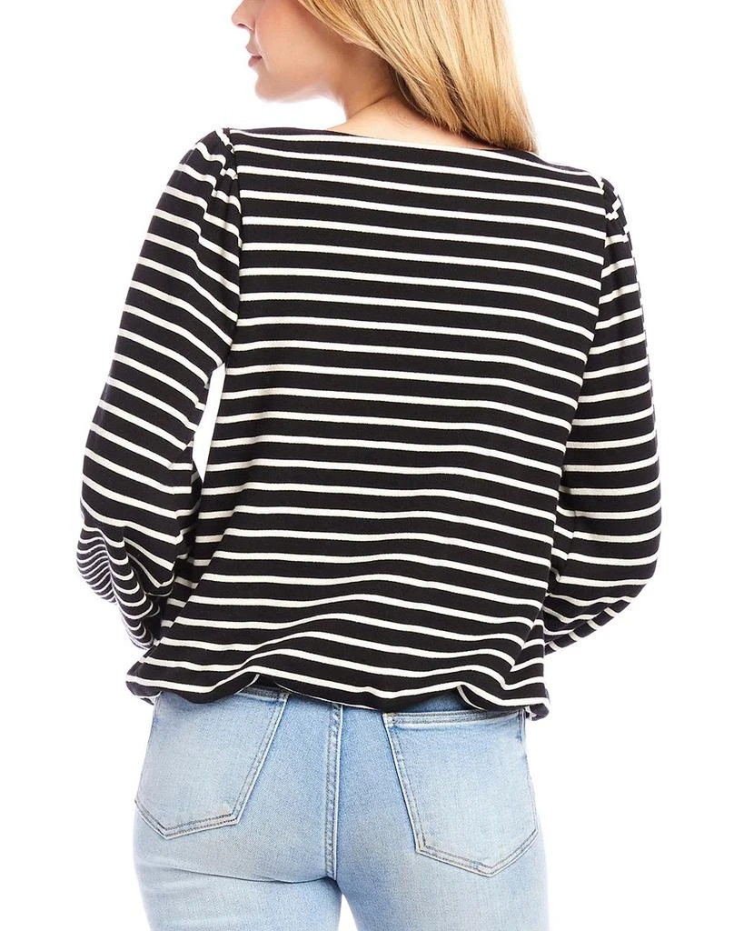 Karen Kane Stripe Boat Neck Top 4