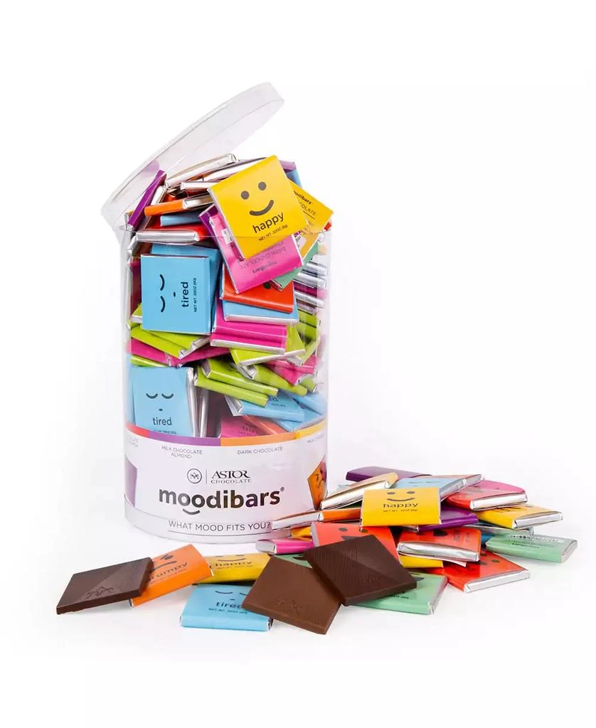 Astor Chocolate "The Tub" Moodi Tub of Gourmet Belgian Chocolate Squares Gift Set, 120 Pieces