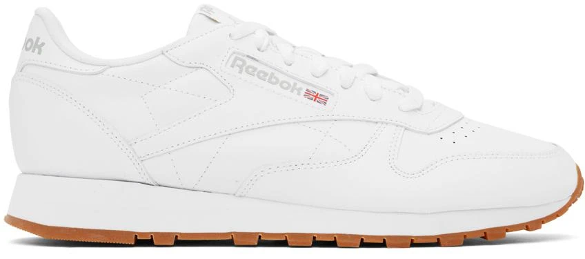 Reebok White Classic Leather Sneakers 1