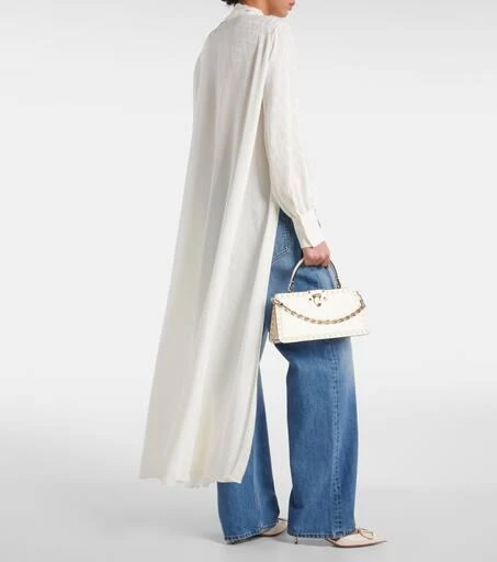 Valentino Toile Iconographe tie-neck silk blouse 3