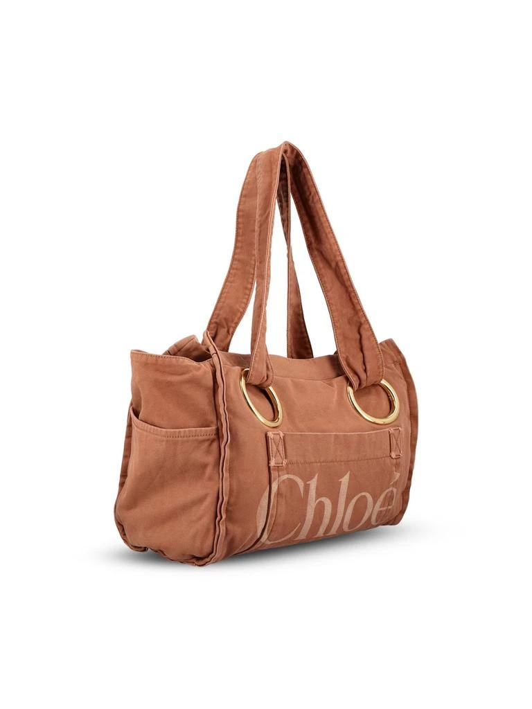 Chloé Chloé Logo Printed Tote Bag 3