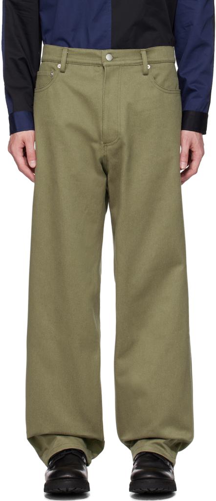 3MAN Khaki Five-Pocket Jeans