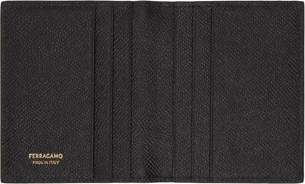 Salvatore Ferragamo Black Gancini Credit Card Holder 3
