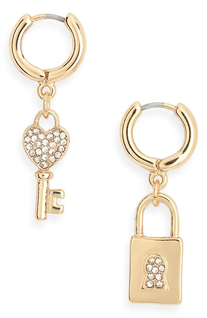 Leith Valentine
s Day Lock 
Key Drop Earrings