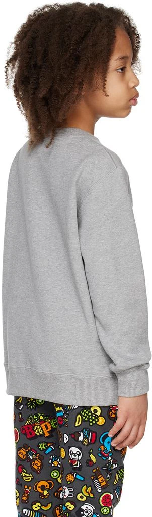 Bape Kids Gray Baby Milo Hammock Sweatshirt 3