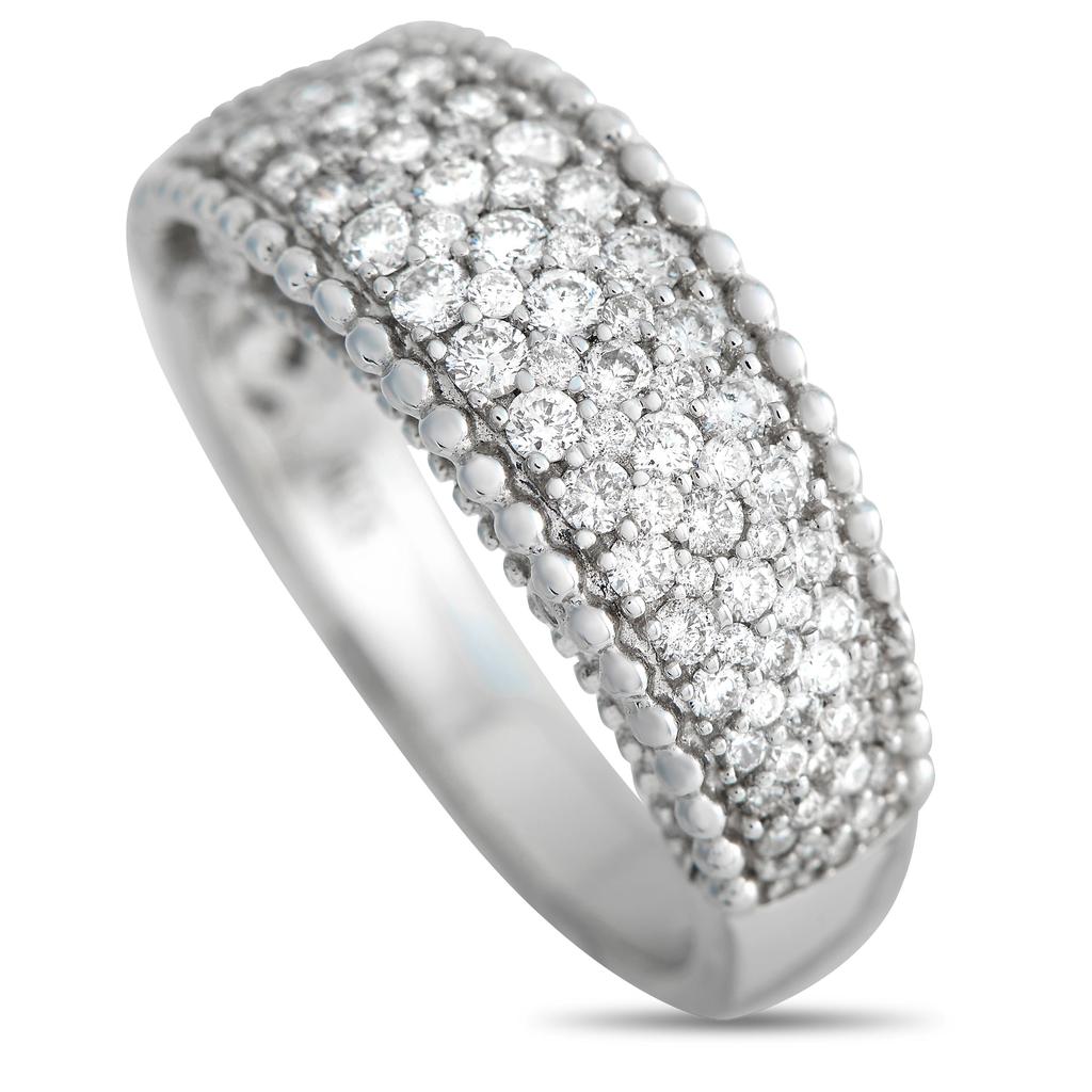 Non Branded 14K White Gold 1.0ct Diamond Ring