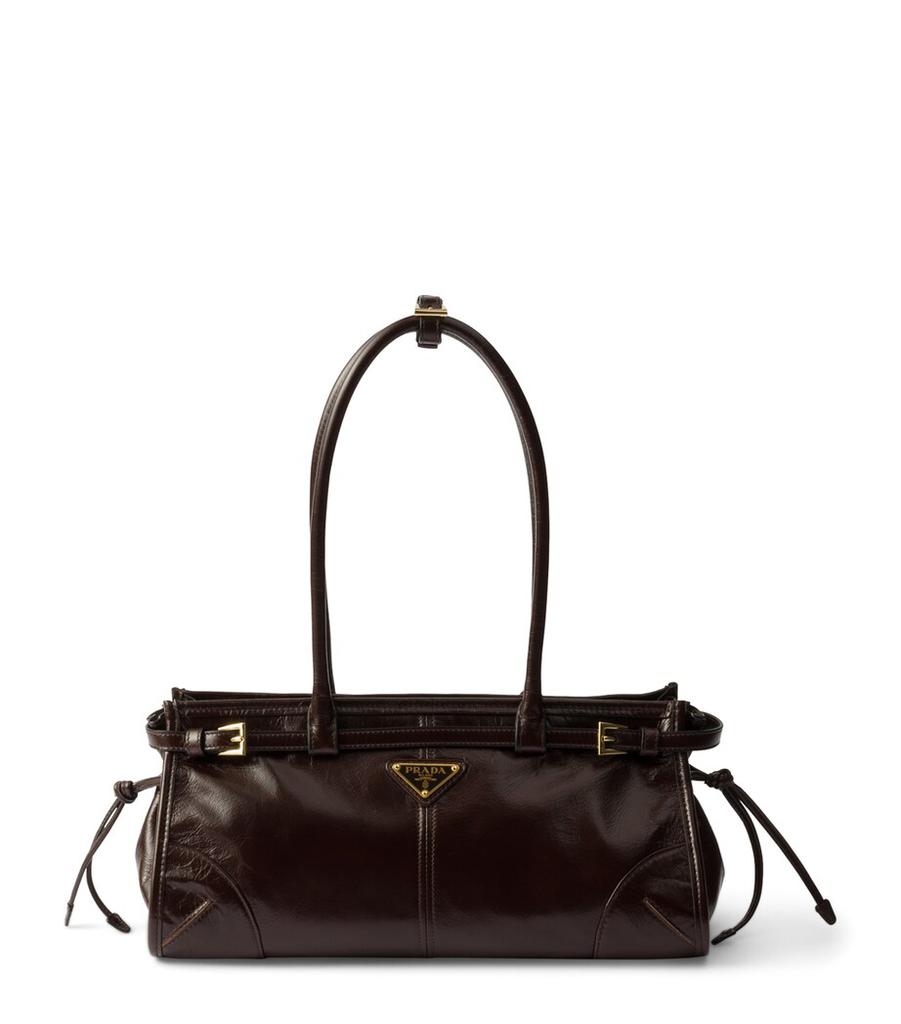 【関税＆送料込み】Prada Medium Leather Shoulder Bag Prada Medium Leather Shoulder Bag - BeyondStyle