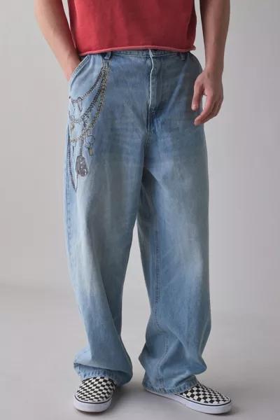 BDG BDG 2000s Mega Baggy Chain Wallet Graphic Jean