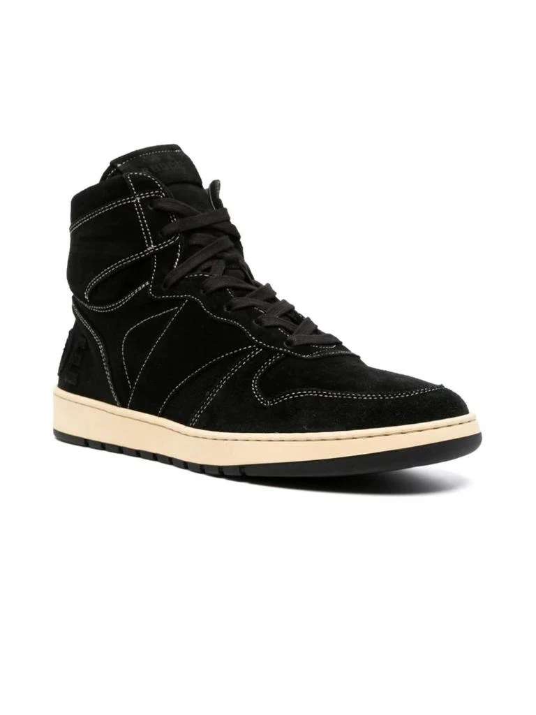 Rhude Black Rhecess High-top Suede Sneakers 2