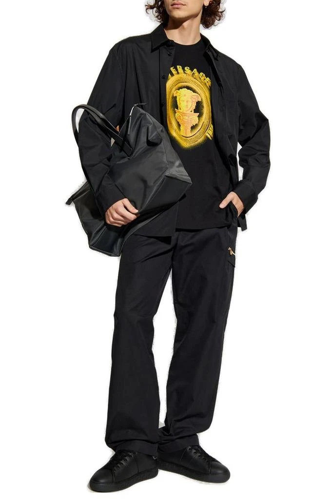 Versace Versace Straight-Leg Cargo Trousers 4