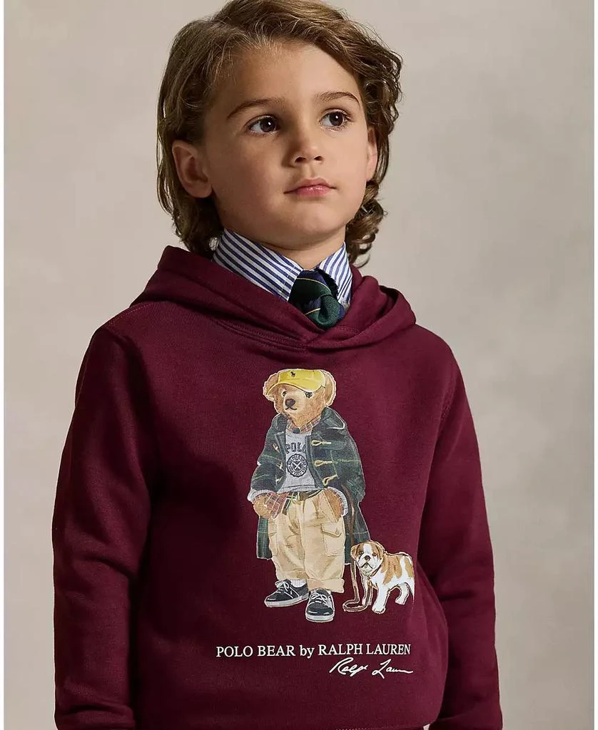 Ralph Lauren Toddler and Little Boys Polo Bear Fleece Hoodie 3