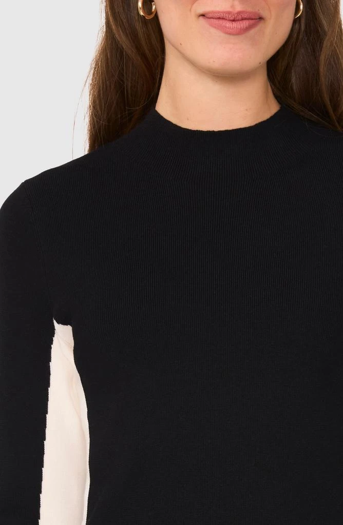Halogen Colorblock Mock Neck Sweater 3