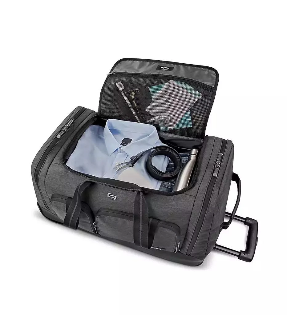 SOLO New York Leroy Carry-On Rolling Duffel Bag 12