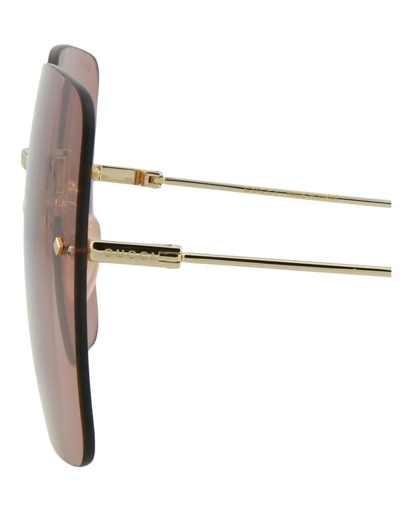 Gucci Square-Frame Metal Sunglasses 4