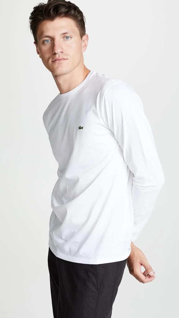 Lacoste Crew Neck Pima Cotton Jersey Long Sleeve T-Shirt 4