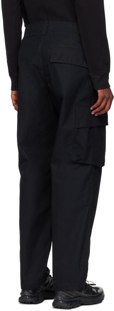Shop Black Logo Patch Cargo Pants on Sale at BeyondStyle