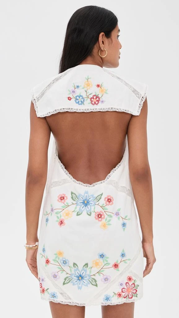 Free People Willow Embroidered Mini Dress 2
