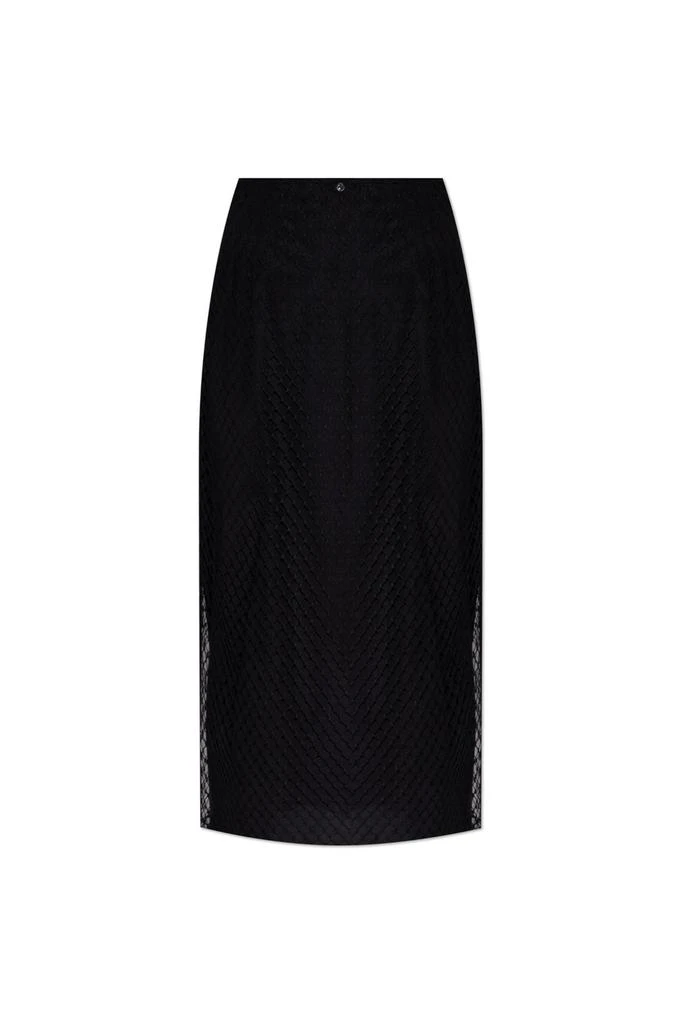 Dolce & Gabbana Dolce & Gabbana Mesh Calf-Length Pencil Skirt 1