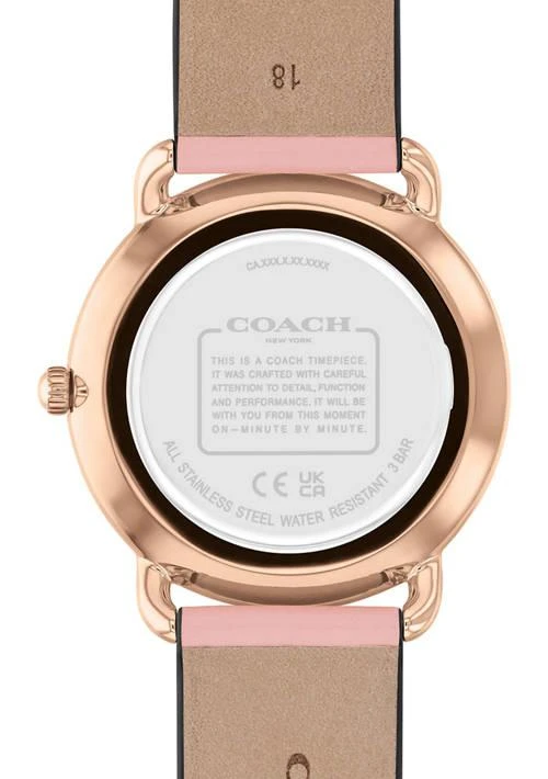 Coach Elliot Leather Strap Watch 2