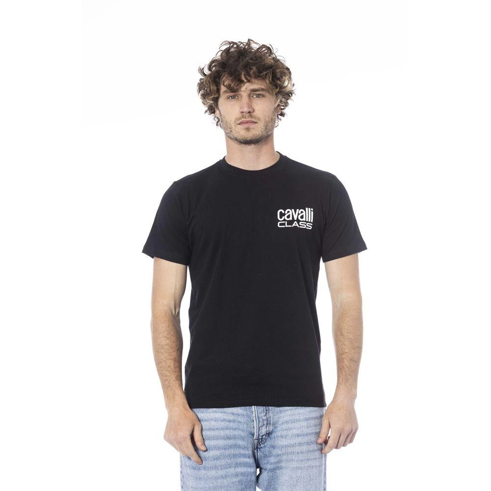 cavalli CLASS Black Cotton T-Shirt 1