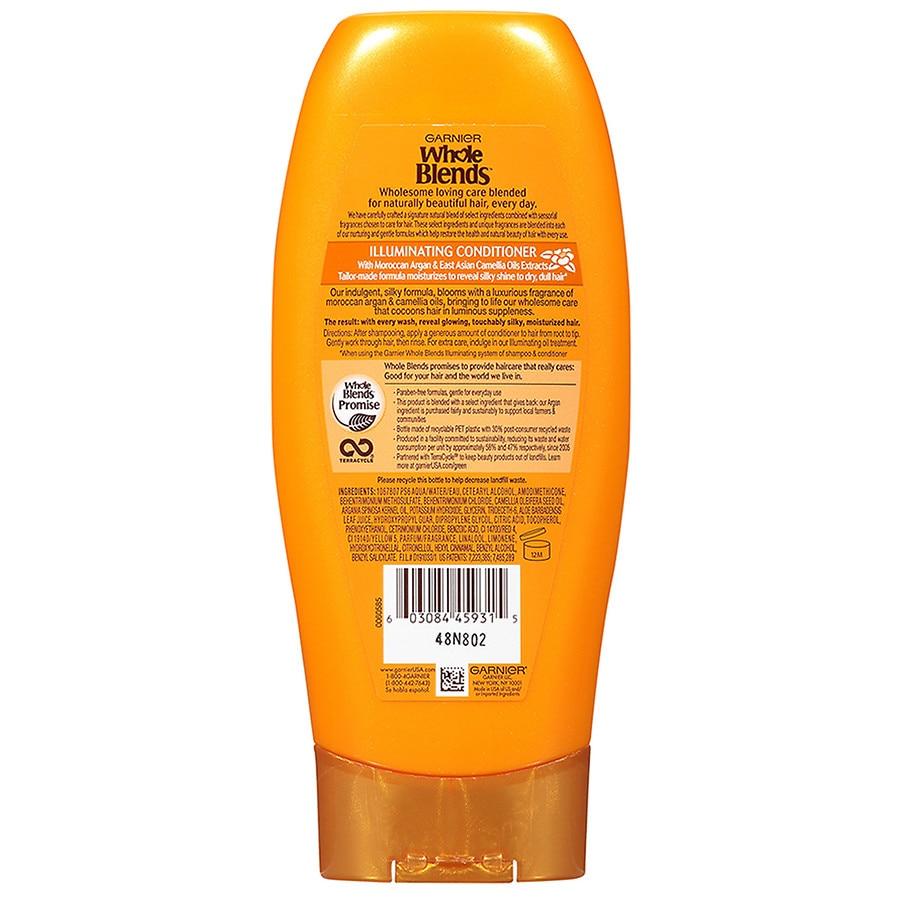 Garnier Whole Blends Illuminating Conditioner with Moroccan Argan & Camellia Oils Extracts