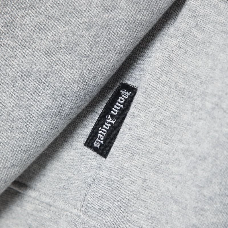 Palm Angels College hoodie melange grey/violet 5