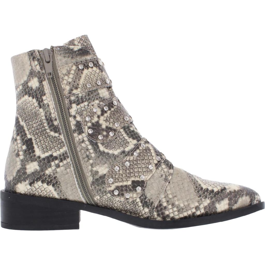 Steven Harmon Womens Strappy Synthetic Ankle Boots