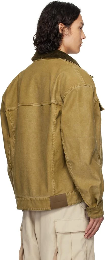Feng Chen Wang Tan Washed Canvas Workwear Jacket 3