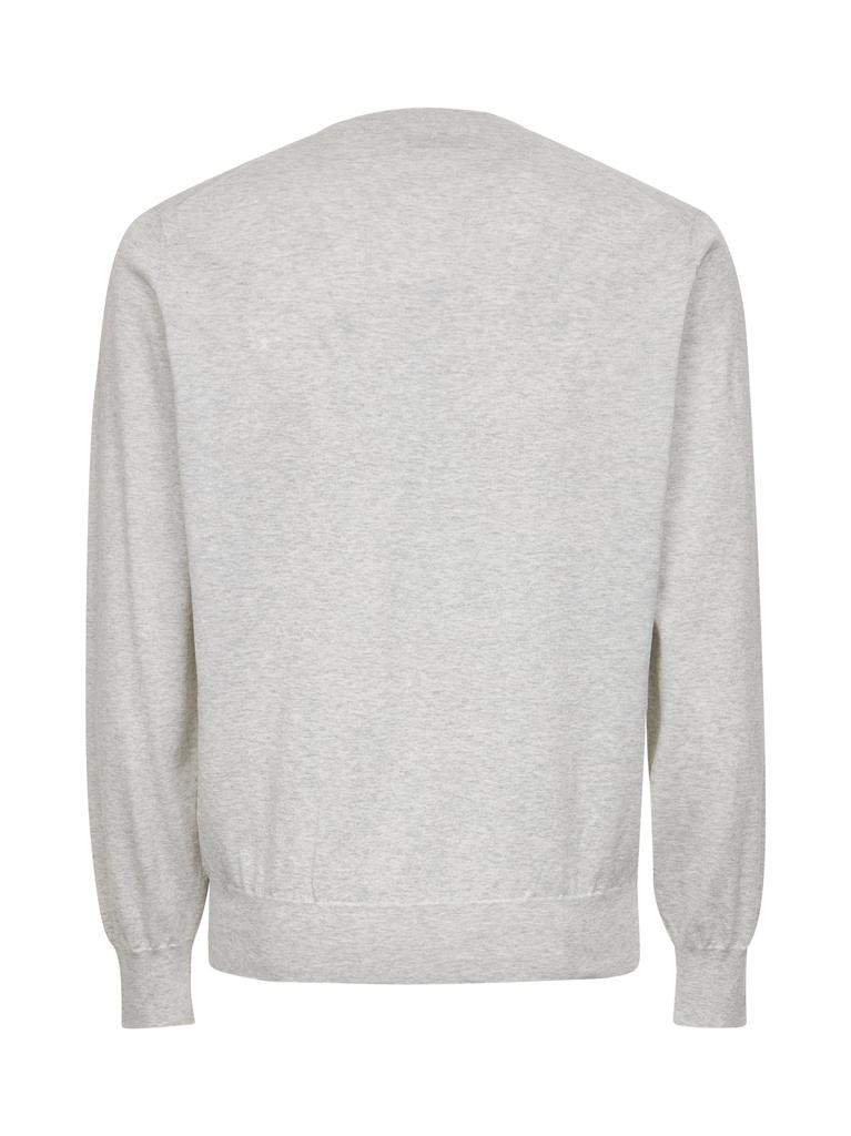Brunello Cucinelli BRUNELLO CUCINELLI | Grey cotton crewneck sweater | Man | 48