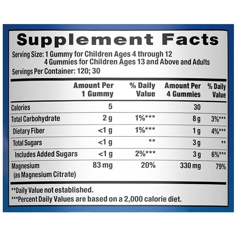 Natural Vitality Magnesium Supplement Gummies Raspberry Lemon 6