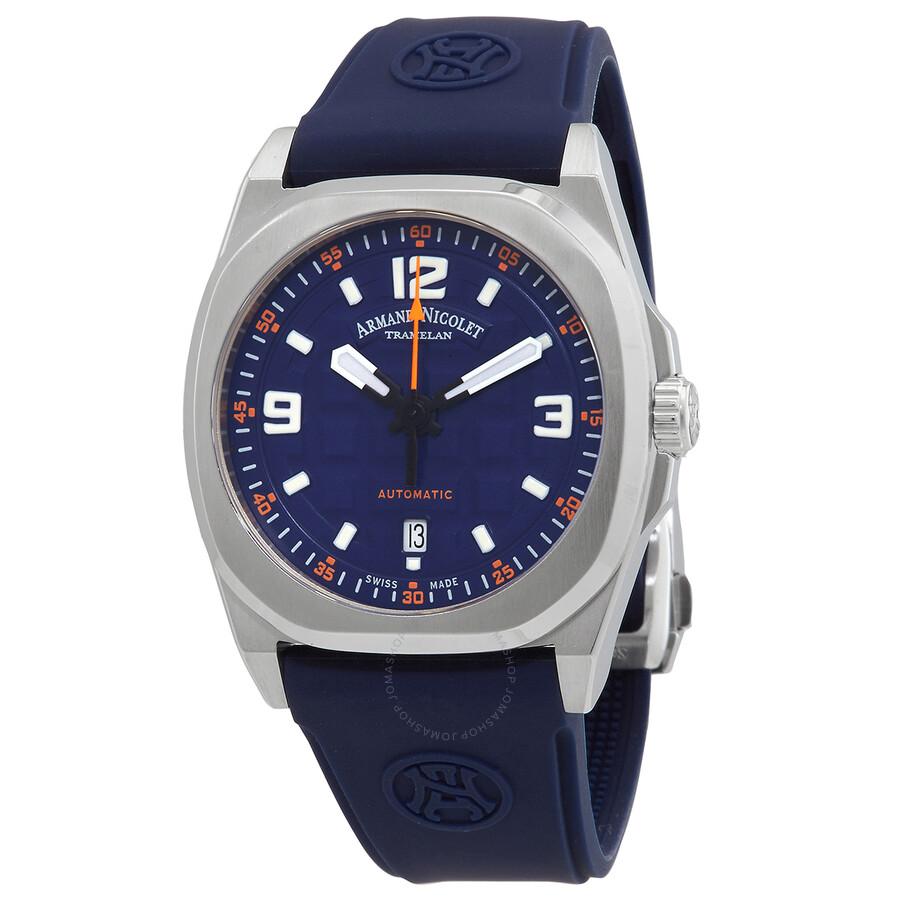 Armand Nicolet Automatic Dark Blue Dial Men's Watch A660HAA-BO-GG4710U