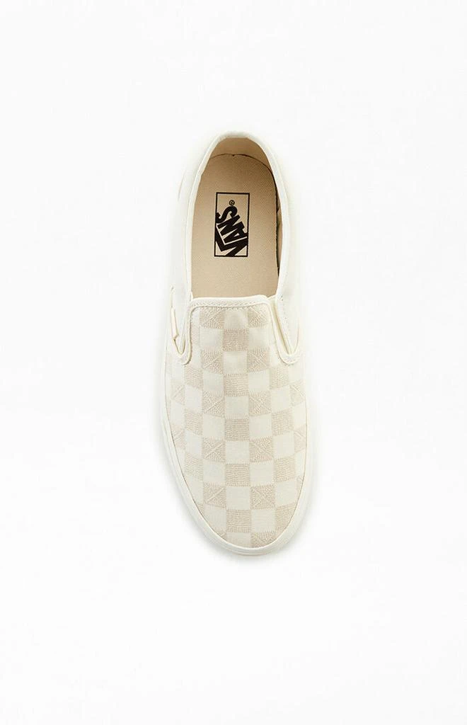 Vans Classic Slip-On Stitch Checkerboard Shoe 5