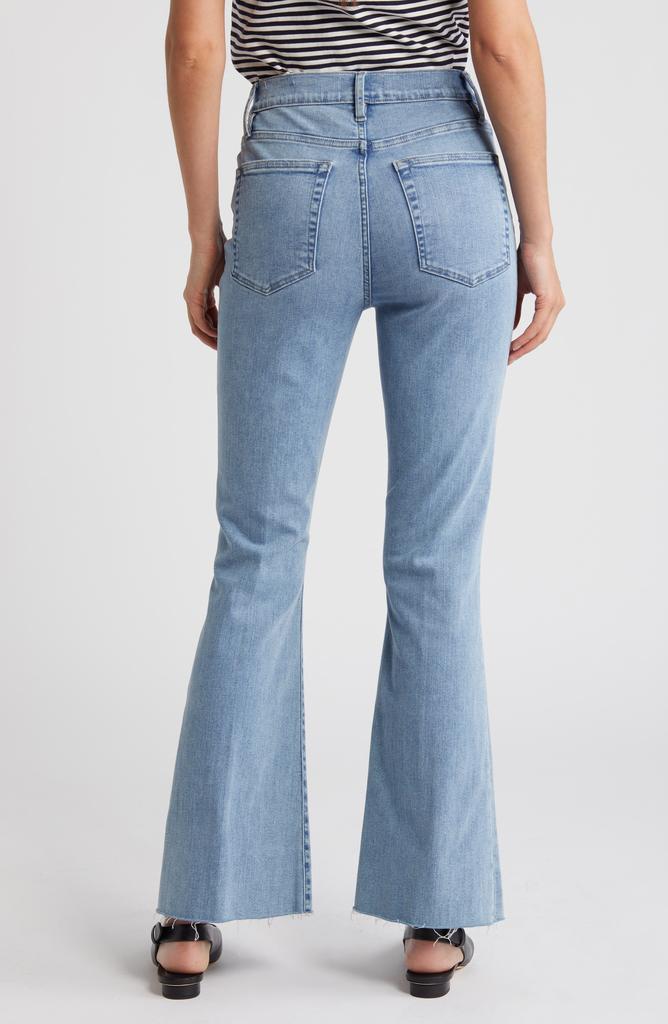FRAME Le Easy Flare Raw Hem Jeans