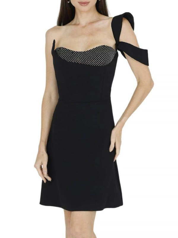 AKALIA Sera One-Shoulder A-Line Minidress 1