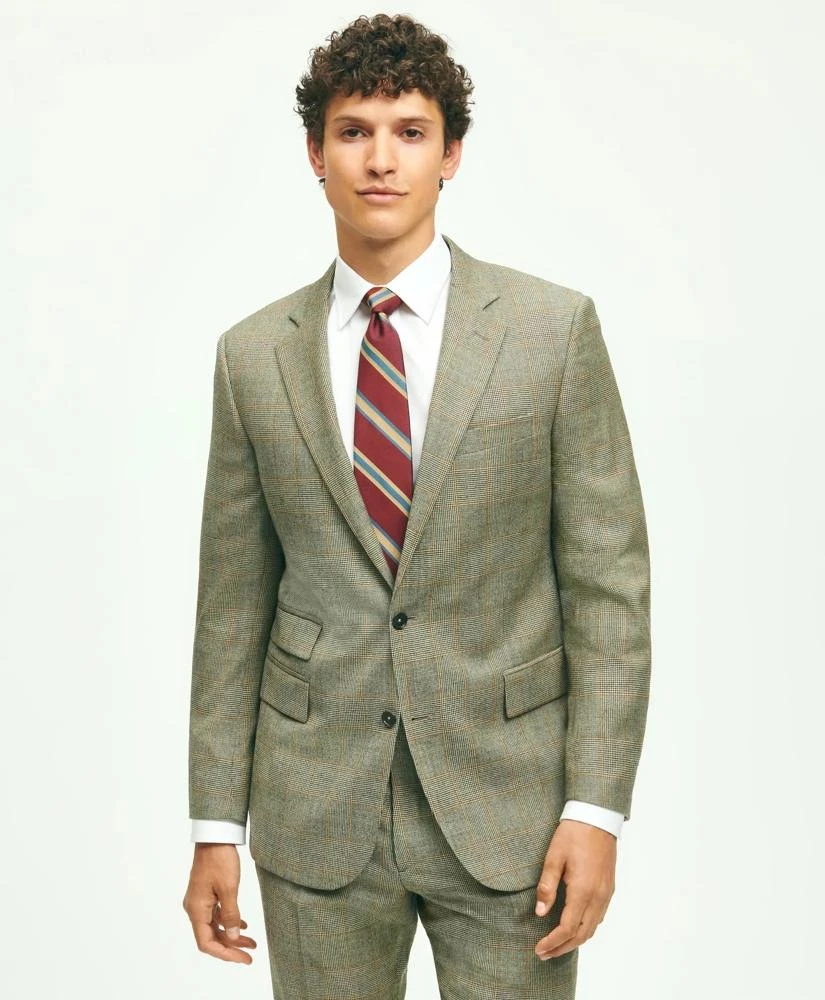 Brooks Brothers Classic Fit Stretch Wool Windowpane 1818 Suit 3