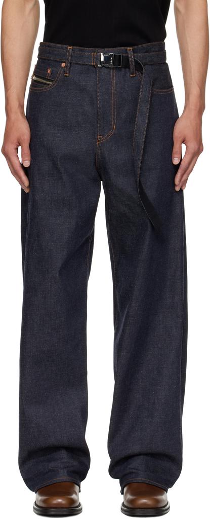 Shop Navy Belted Jeans on Sale at BeyondStyle – Get 16% Off Navy
