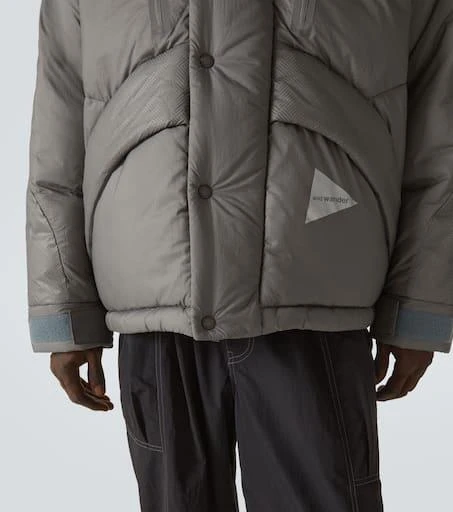 And Wander Logo puffer jacket 6