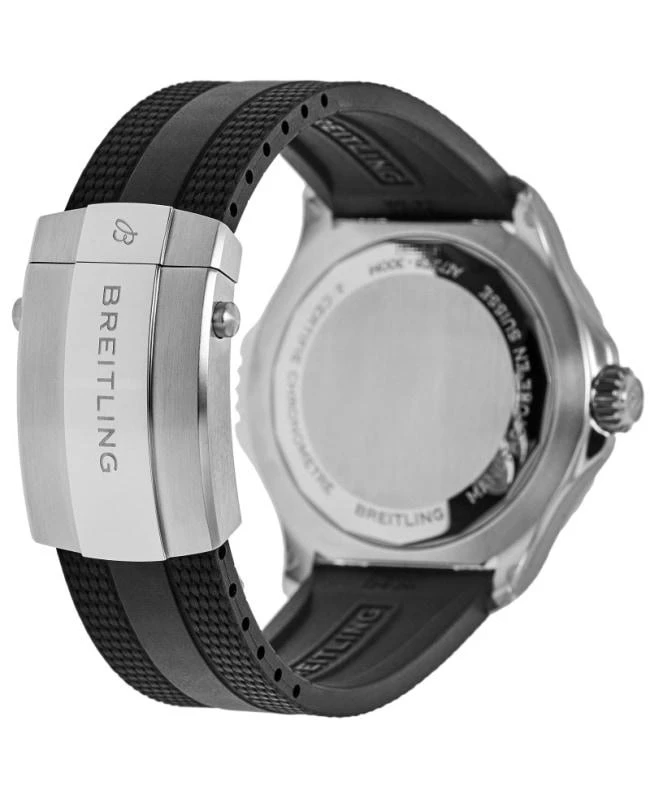 BREITLING Breitling Superocean Automatic 46 Black Dial Rubber Strap Men's Watch A17378211B1S1 3