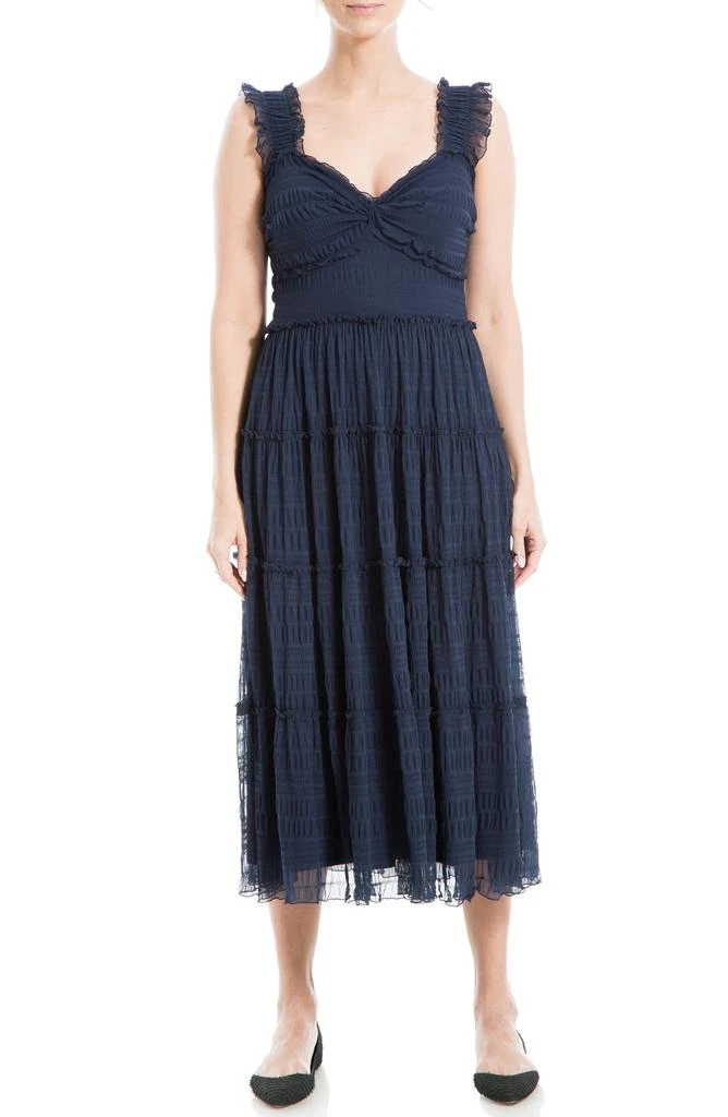Max Studio Mesh Sleeveless Maxi Dress 1