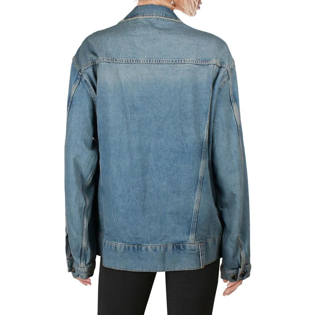 ALL SAINTS Womens Oversized Denim Denim Jacket 2