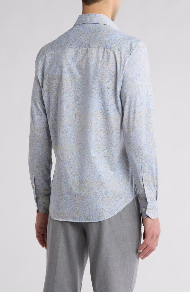 BUGATCHI James Long Sleeve Stretch Woven Shirt