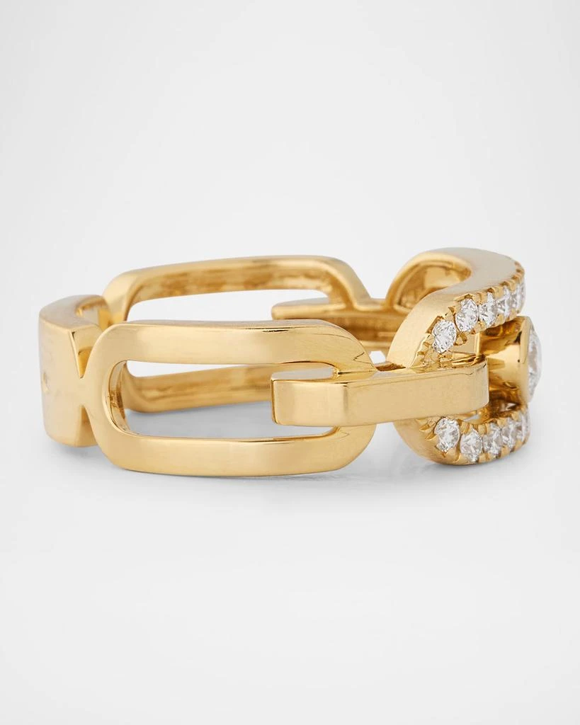 Messika MOVE LINK 18K YELLOW GOLD DIAMOND RING 4