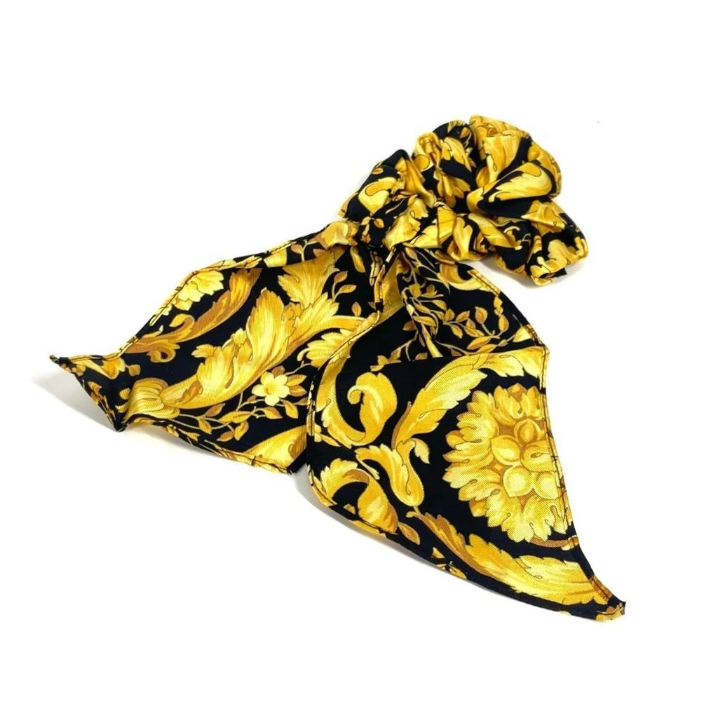 Versace yellow Silk Hair Tie (Pre-Owned)