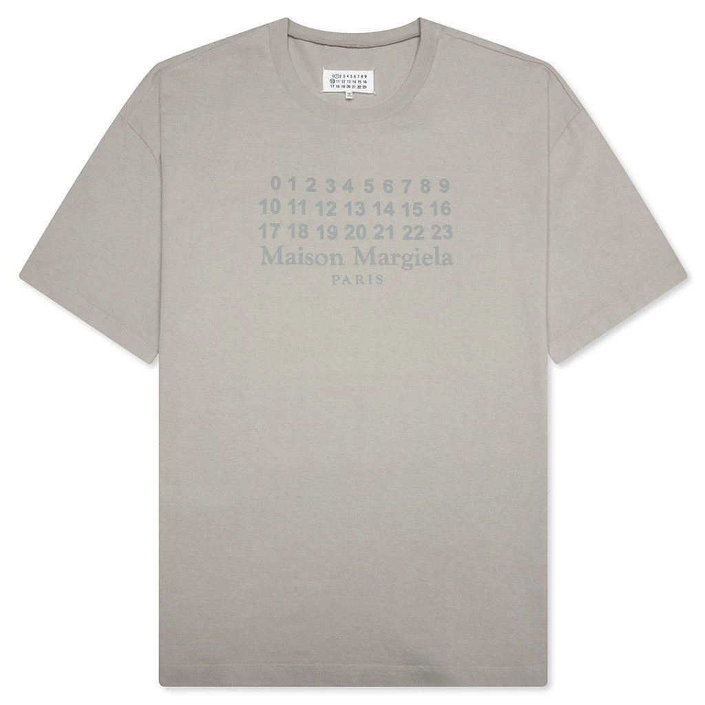 MAISON MARGIELA Maison Margiela Numbers Motif Printed Crewneck T-Shirt from Cettire