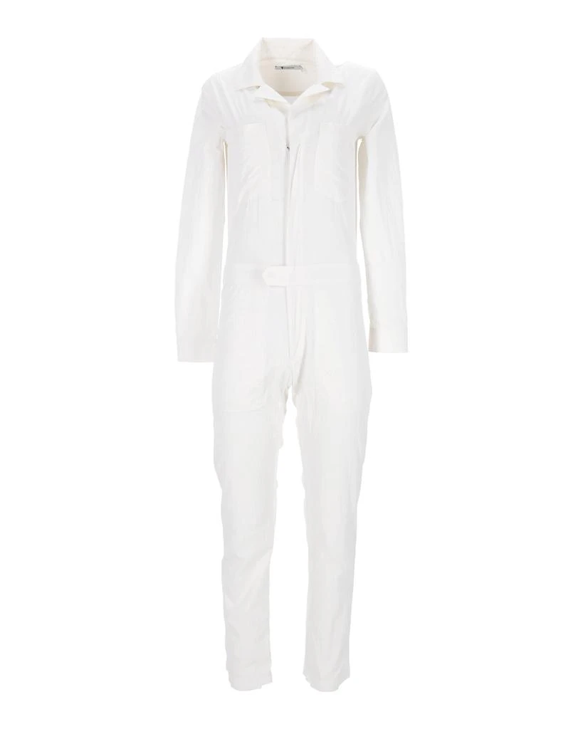 Alexander Wang T Alexander Wang Utility Jumpsuit in White Cotton 1
