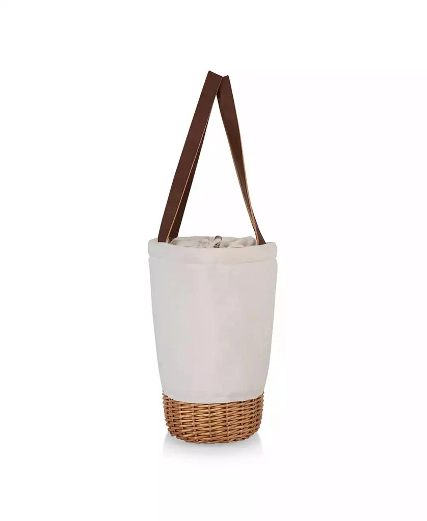 Picnic Time Pico Willow and Canvas Lunch Basket Bag 4