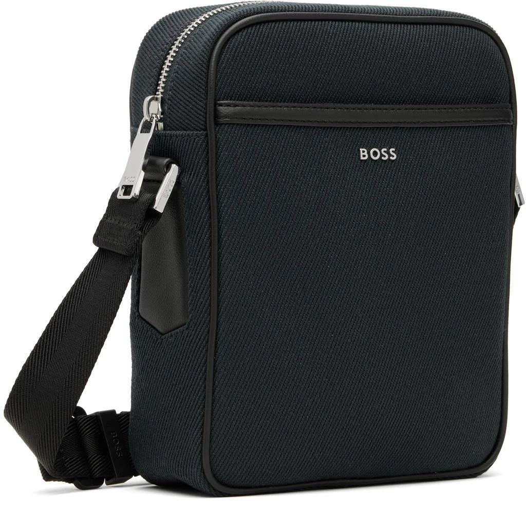 Hugo Boss Navy Logo Crossbody Pouch 2
