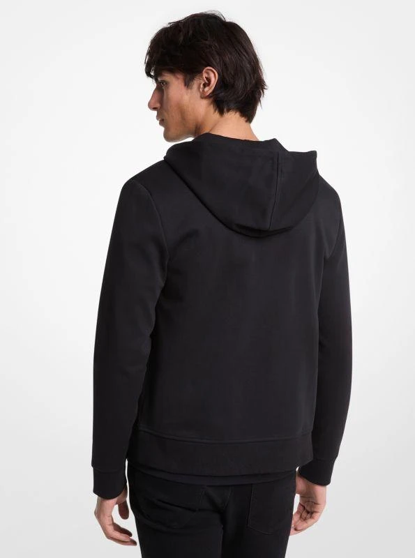 Michael Kors Zebra Print Logo Cotton Blend Zip-Up Hoodie 2