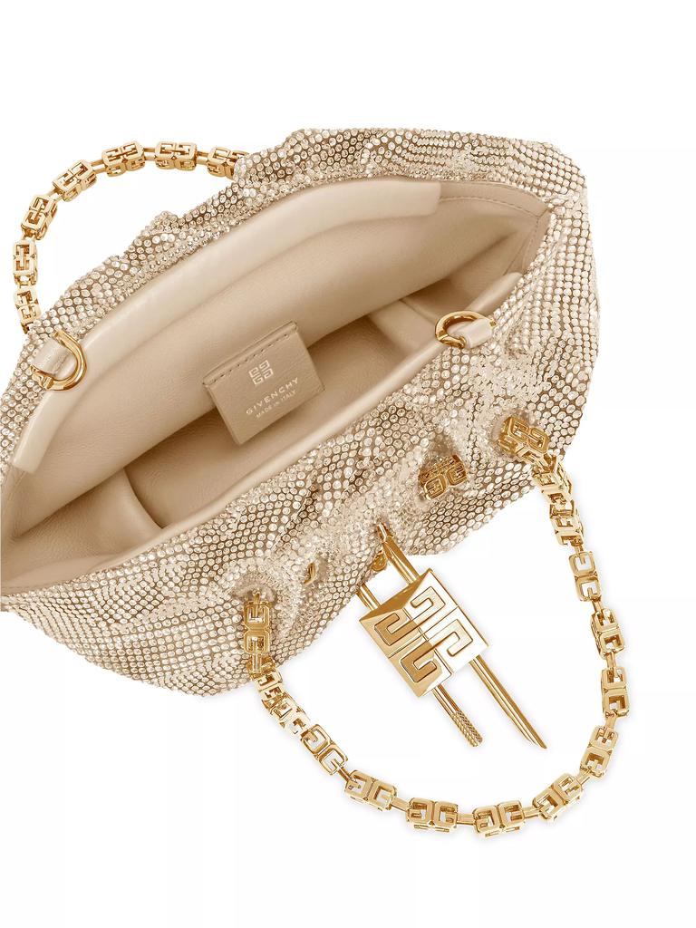 Givenchy Mini Kenny Bag In Satin With Strass - Crossbody Bags