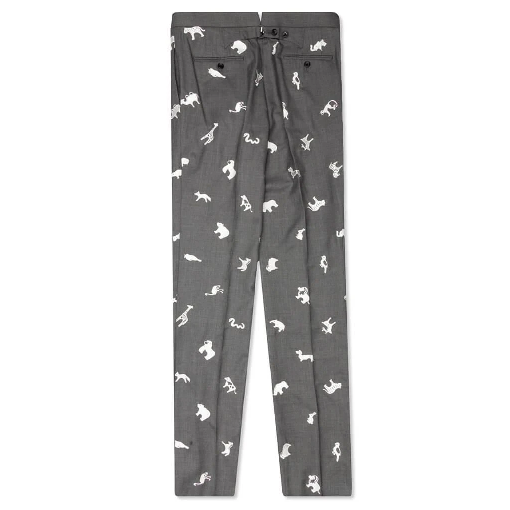 Thom Browne Thom Browne Animal-Embroidered Tailored Trousers 2